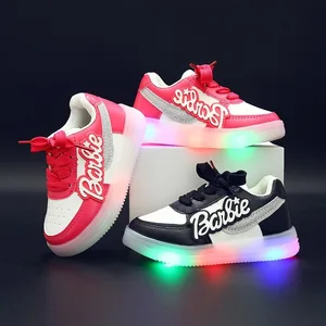 Cartoon Design Children Led Track Shoes Wholesale Sport Styles Baby Girls Shoes with Lights Fashion Soft Cool Sneakers for Boys