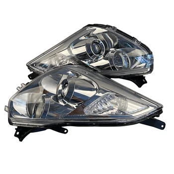 Car Front Headlights for Toyota Wish NZE10 Lens Dragon Ball Lamps A Pair 2006 to 2008