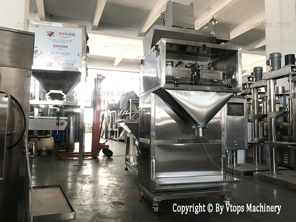 
Многоголовочная машина для взвешивания гранул овощей фруктов продуктов семян 