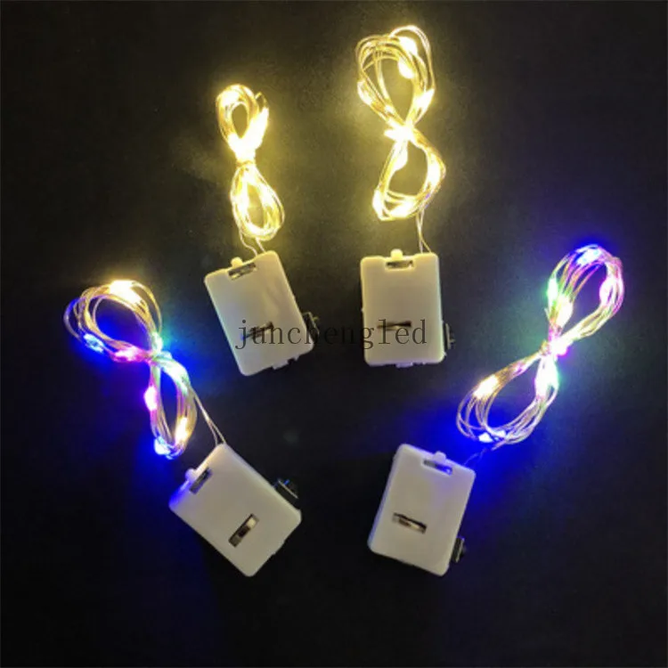Waterproof String Lights 2M 20LEDs Waterproof Battery Powered Fairy Lights Mini Copper Wire Fairy Lights for Xmas Party