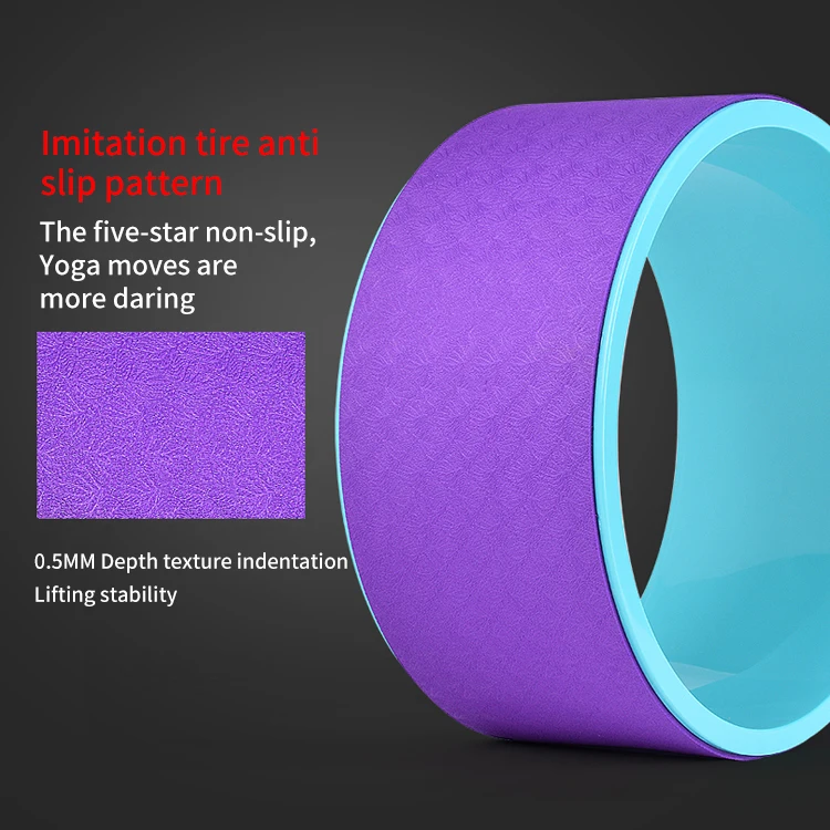 Hot Sale Yoga Accessories ABS wheel Fitness Gym Exercise Eco friendly TPE Yoga Wheel
