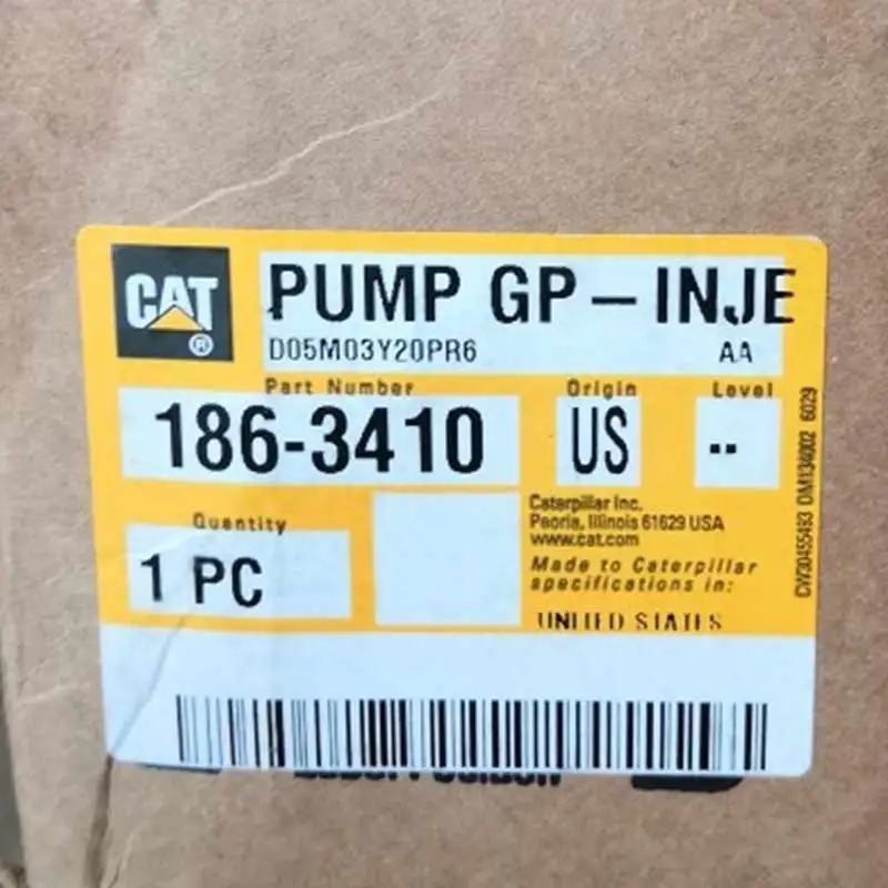 Original New  325C Fuel Injection Pump 1863410 for CAT
