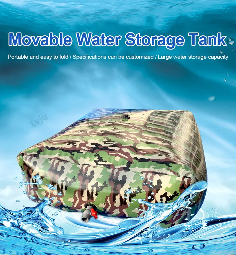 Water Container Cloth Collapsible PVC/TPU Tarpaulin Fabric Water Storage Tanks