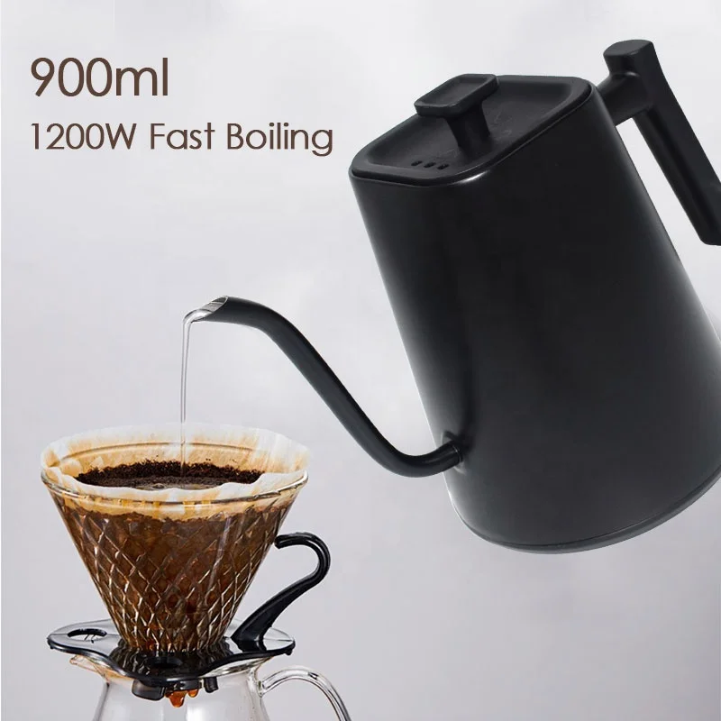 110v 220v Electric Coffee Pot 900ml Hot Water Jug Temperature