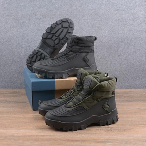 Men's Winter Snow Boots Warm Cold-Resistant Breathable -20F Fleece-Lined Ankle & Bootie Boots