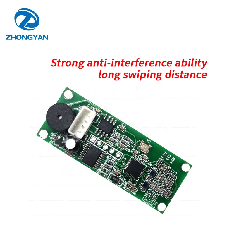 13.56MHz IC Read RFID NFC Chip Reader Module Small Size Access Control Card Reader USB RS232 UART Interface Internal Antenna