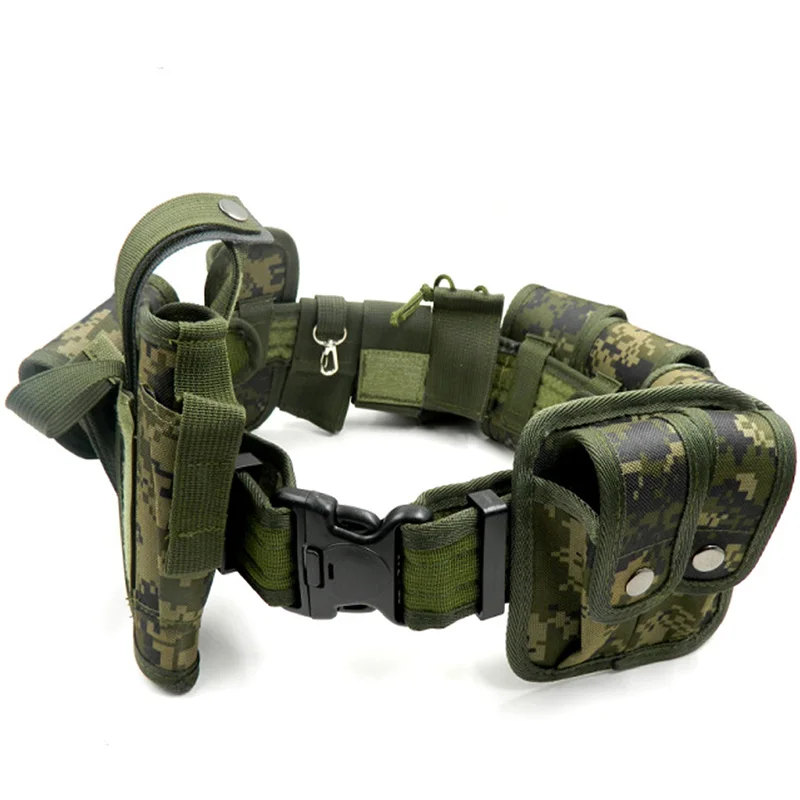 Wear-resistant Outdoors Security Training Multi Functional Belt Multifunctional Security Camouflage Waist Belt
