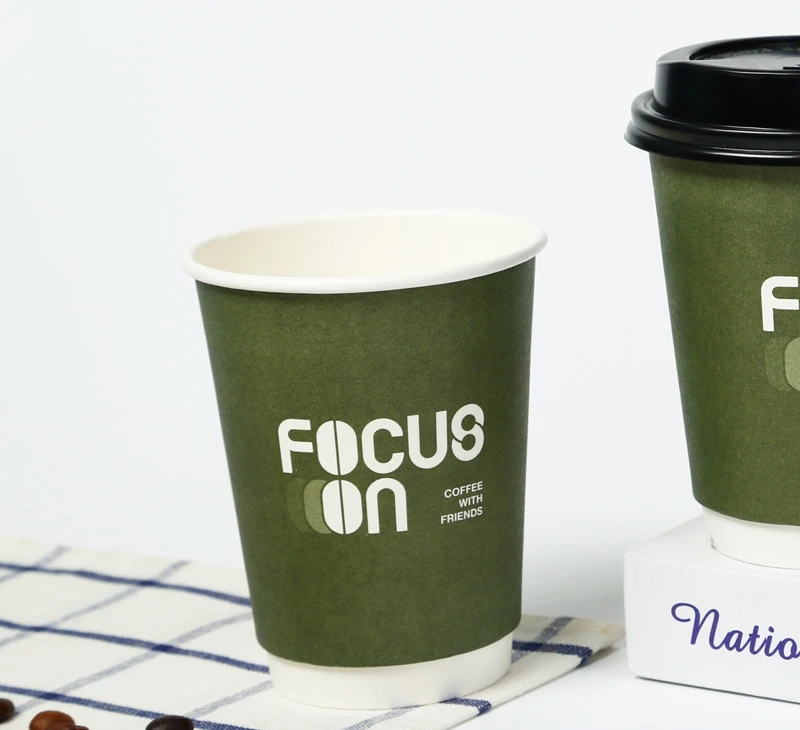 Custom Printed Disposable Double Wall 8oz 10oz 12oz 18oz Hot Beverage ...
