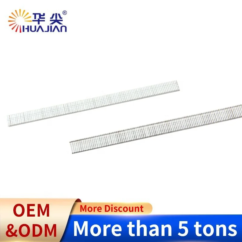 18 Gauge F Series U-Type Brad Nail for Pneumatic Gun Galvanized F10 Staple Steel Material Carton Packing