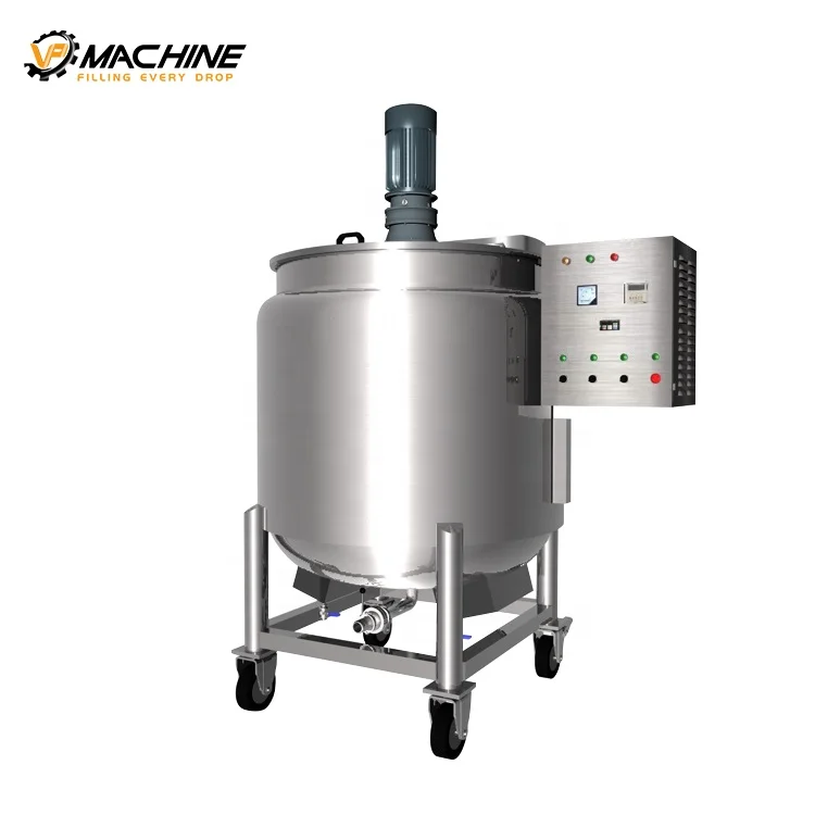 VP Liquid Soap Making Machine Mixer Homogenizer Mixing Machine Shampoo Making Machine Chemical Stainless Steel Mixing tank
