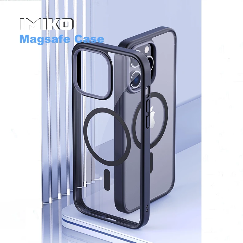 Imiko Shockproof Wireless Charging Case Blush For Apple Iphone