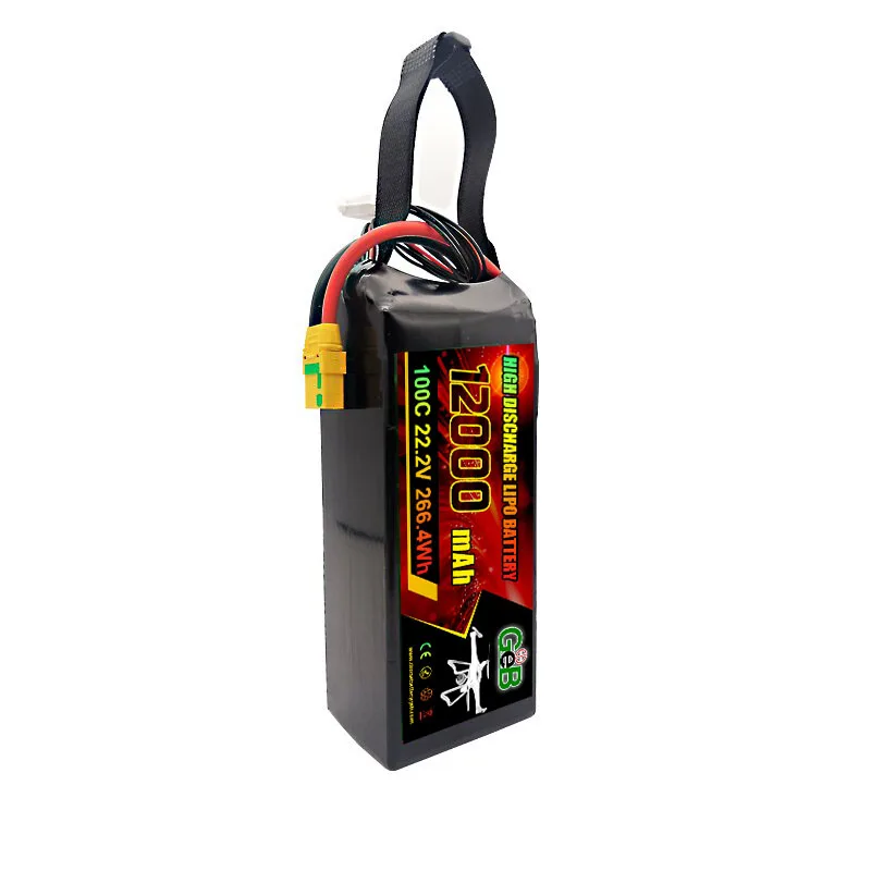 GEB 6S 12S FPV 22.2V 50C 100C 12000mAh hommeltuigbattery 16000/22000/27000/30000/33000/35000mAh soliede toestandbattery vir FPV hommeltuig