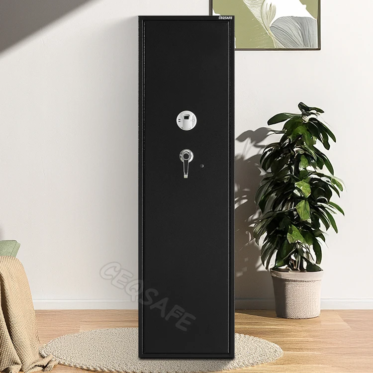 CEQSAFE American Home Used Hidden Biometric Gun Safe Cabinet Digital Storage Safe Box factory