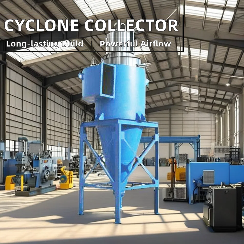 Sand Particle Dust Desilter Cyclone Separator Woodwork Cyclone Dust Collector for Powder Flour Mill Woodworking