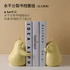 ensemble de 3 livres de simulation jaune vif mat