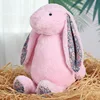 Floral fabric bunny-pink