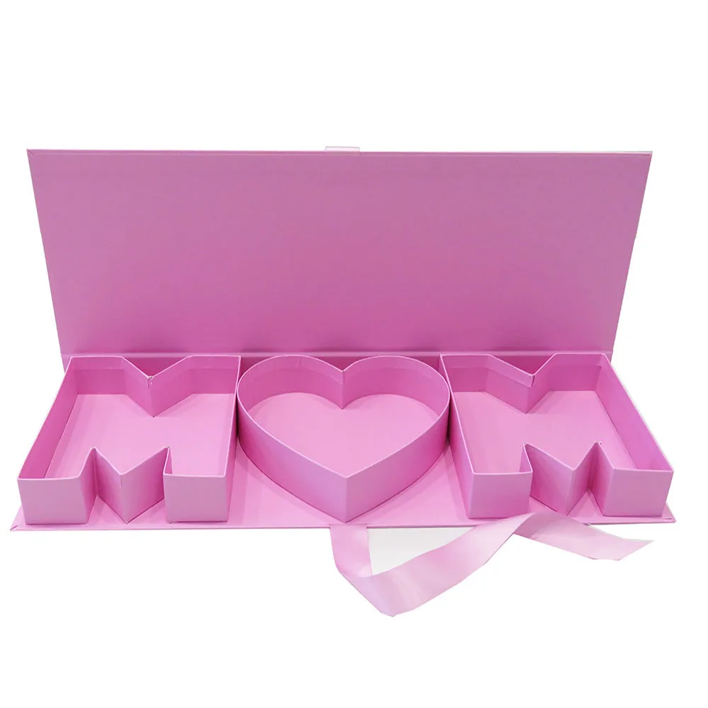 Mother's Day Flower Chocolate Sweet Packaging Mom Cardboard Letter