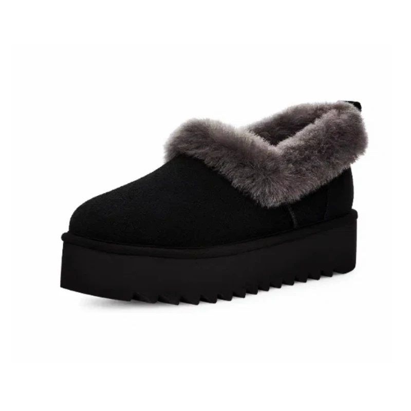 Black Women's Luxury Winter Boots Multi-Style Casual Thick Puff Platform Shoes Outdoor Warm Soft Winter Ankle Snow Boots