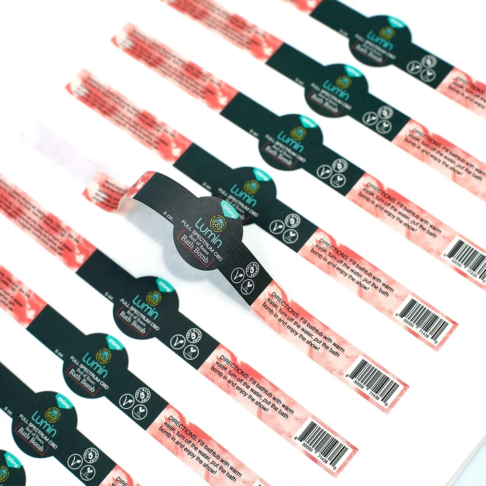 Custom Design Printed Self Adhesive Tamper Proof Bottle Security Small Jar Seal Sticker Labels for Honey Jars