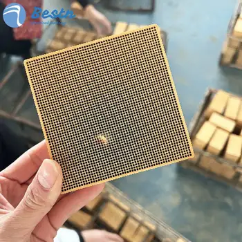 ​ 触媒 セラミック材 ハニカム パラジウム プラチナ 貴金属回収用 素材 BESTN 100x100x50mm アルミナセラミックハニカム成形VOC触媒