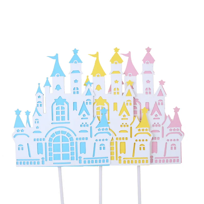 Disney Princess Inspired Castle Cake Topper Custom Name & Number Doubl –  XOXO Design