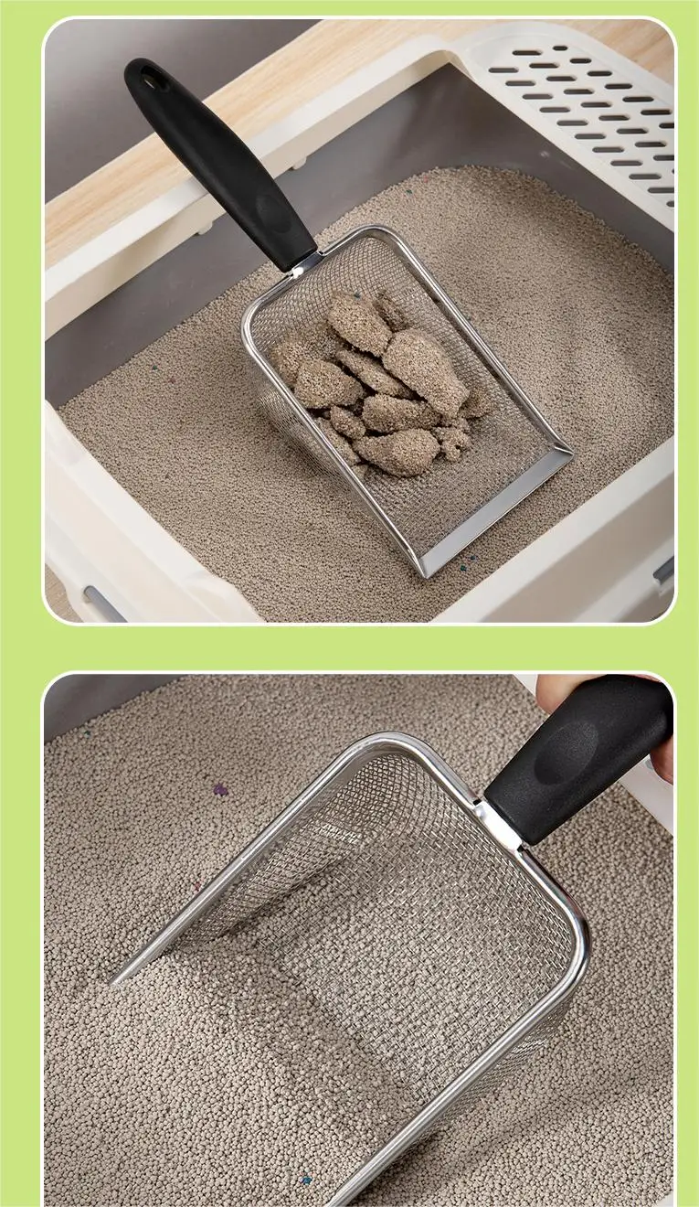 Cat Litter Scooper Small Holes Shovel Sand Hanging Hole Pet Cat Litter