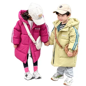 2026 New Fashion Winter Warm Kids Jackets  Thickening Casual Baby Boy Girl Long Down Coat