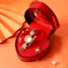5 piece set-watch necklace earrings ring gift box-t118k-3