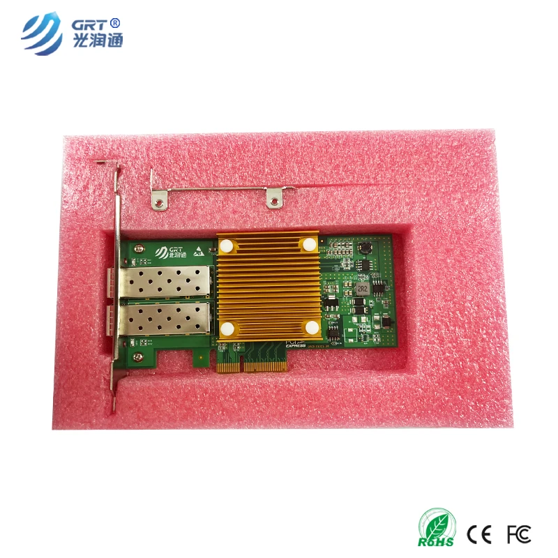 Сетевая карта Ethernet 1 Гбит/с PCI Express x4 двухпортовый SFP гигабитный серверный адаптер