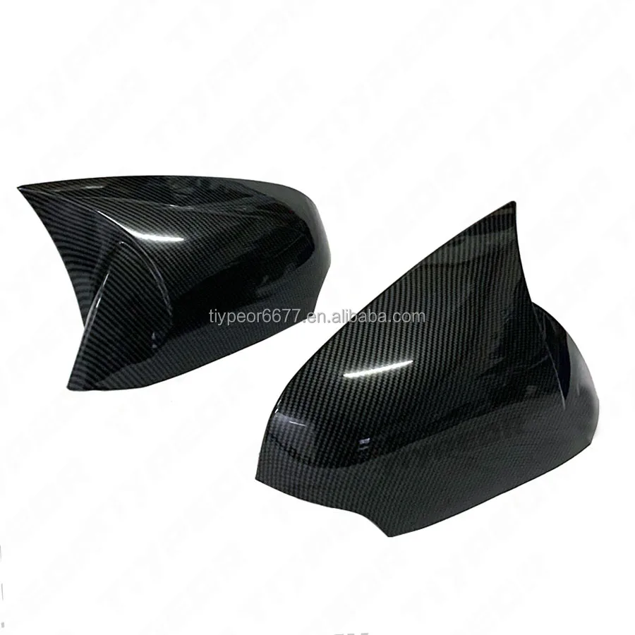product for renault fluance 2010 2016 rearview mirror cover shell housing car accessories tiypeor carbon look ox horn side mirror cover-5