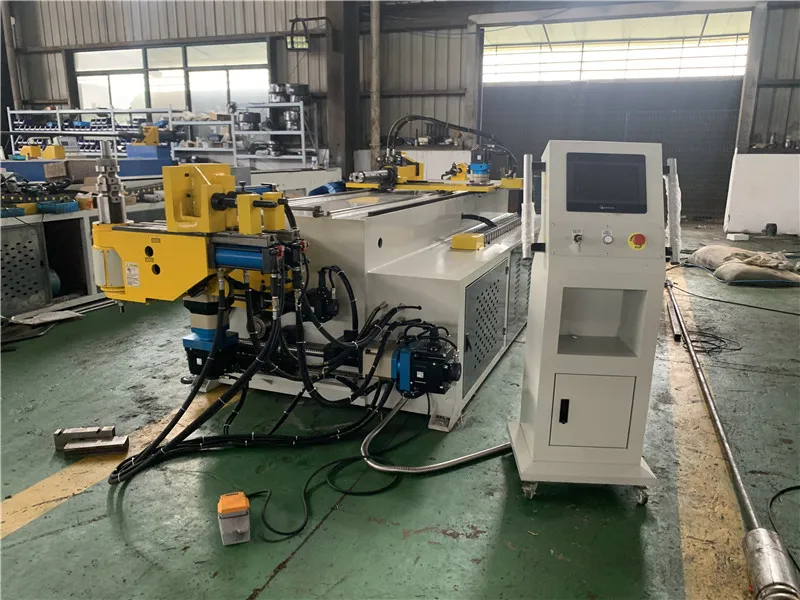 High Speed  50NC Pipe and Tube Bending Machines Heavy-duty Hydraulic Force to Push the Clamping Die Bend the Pipe or Tube