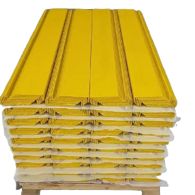 Fiberglass Anti-slip Sanded Floor Frp Stair Nosing Strips OEM Service Fiberglass Reinforced Plastic Anti Slip Surface