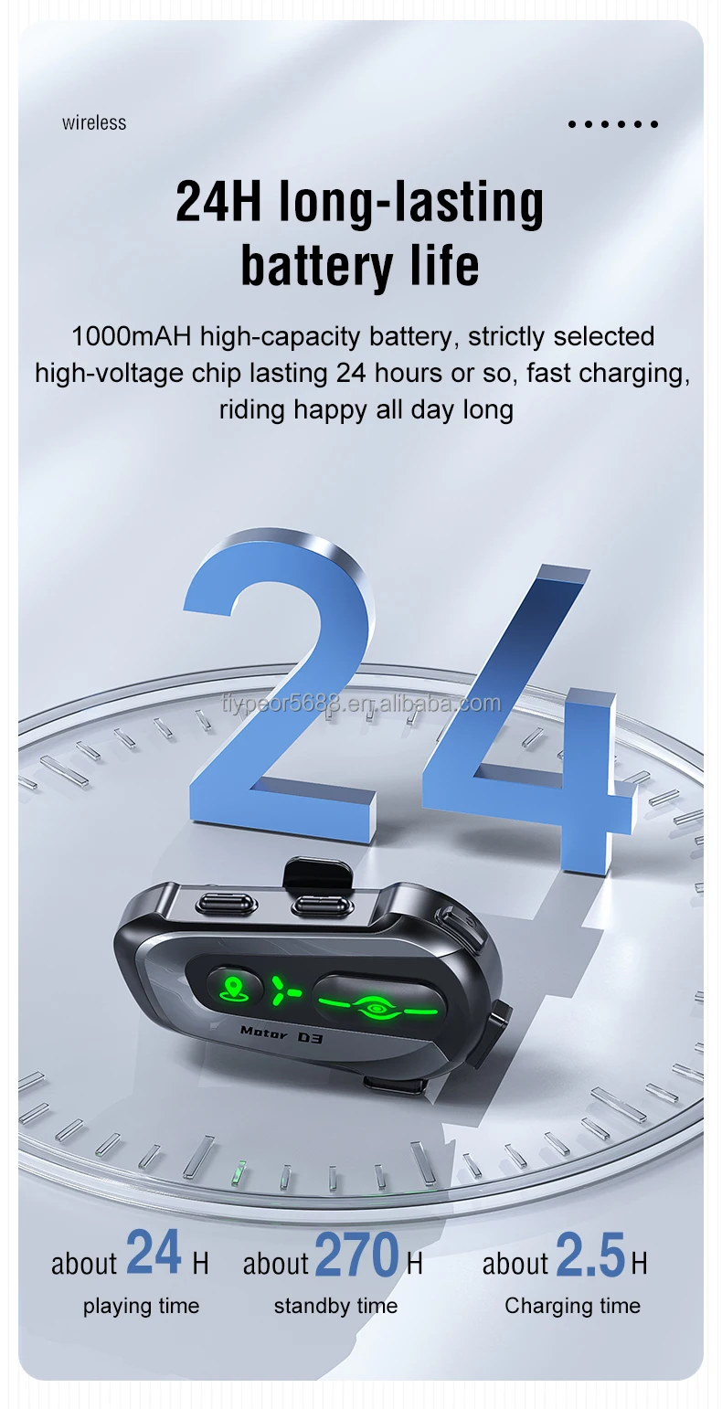 product tiypeor motorcycle helmet headset d3 with global positioning system and ai voice assistant for motorbike rider-5