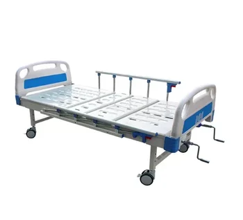 Hospital Furniture Clinic Patient Bed Two Function ICU Medical Nursing Care Bed 1 Crank Manual Hospital Bed For Patient