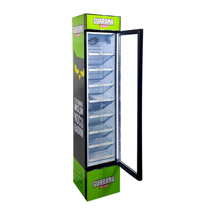 Холодильник для пивных бутылок Meisda 105L коммерческий тонкий вертикальный дисплей