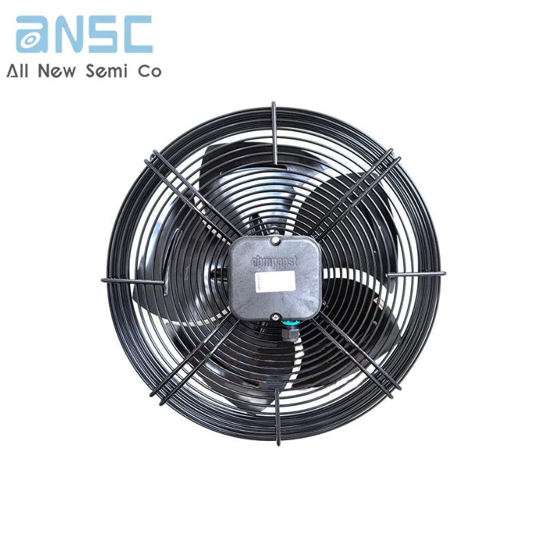 Original Axial fan S4E350-AP06-43 AC230V Condenser cooling equipment with junction box Cooling fan of cold storage