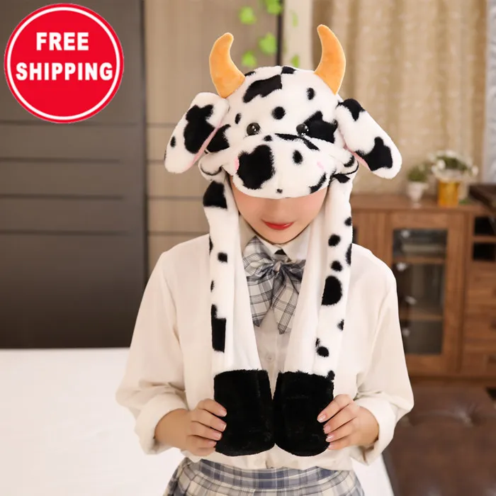 cute cow hat