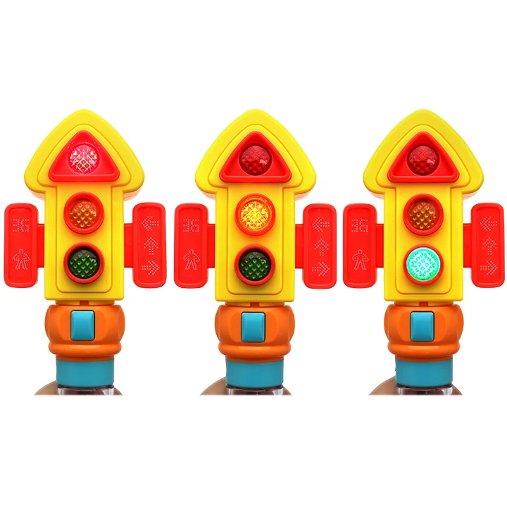 High Quality LED Traffic Light Shaped Flicker Toy Candy