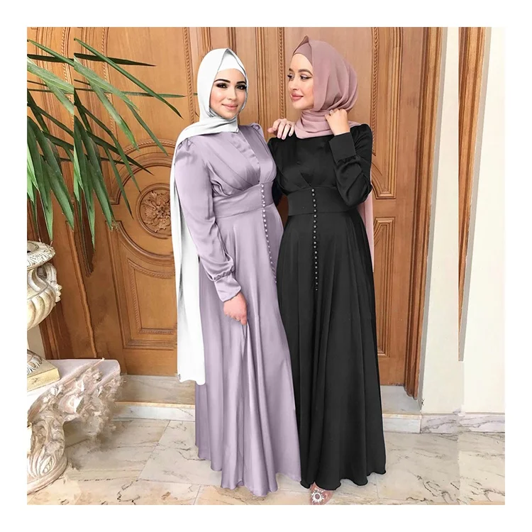 Long Dress Muslim Abaya For Ladies 