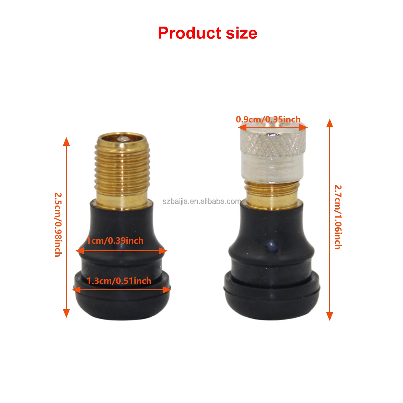 General Parts Vacuum Tire Valve Extended Air Tube Inflator for Xiaomi M365 Max G30 Ninbot Electric Scooter Accessories