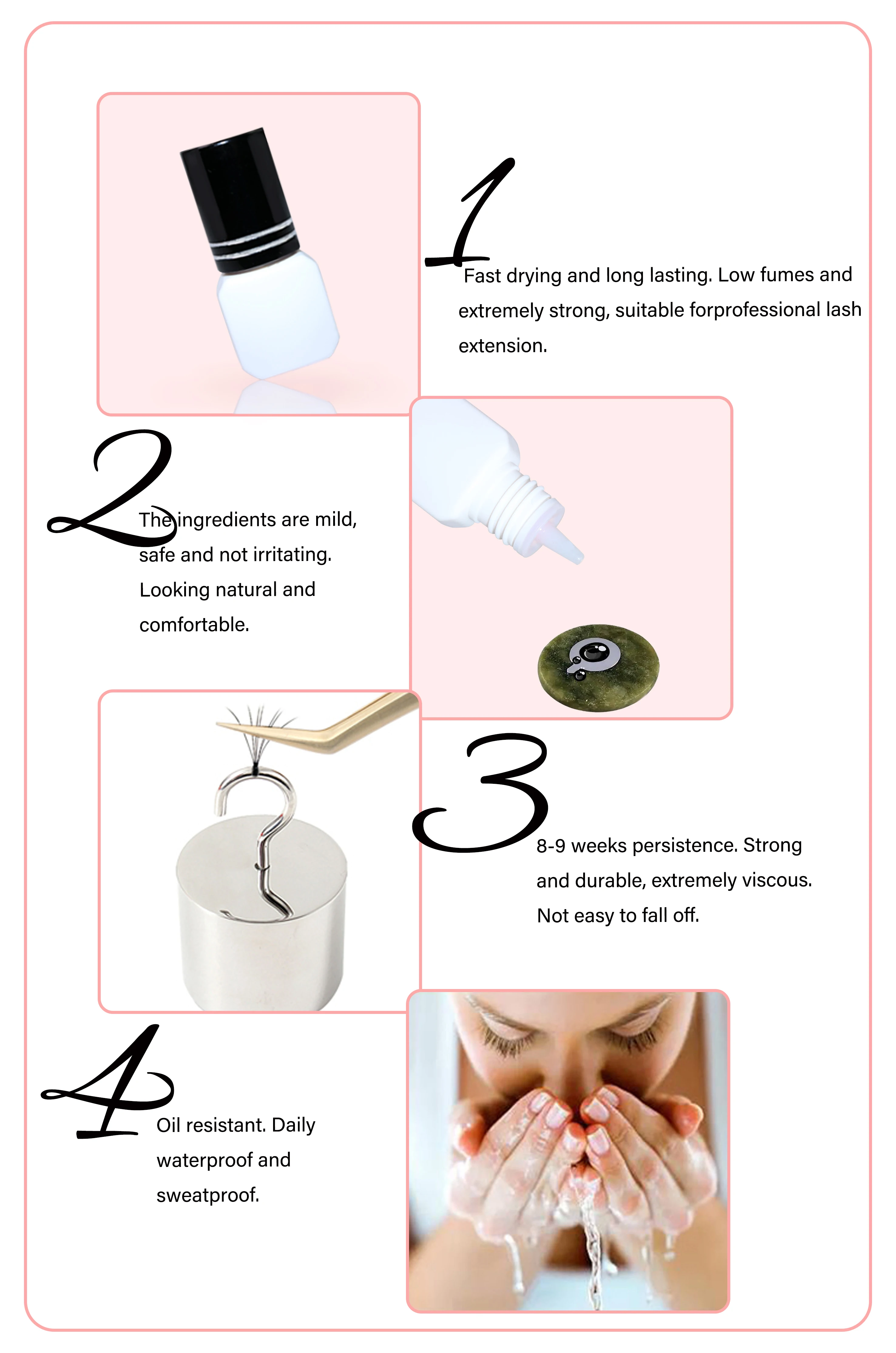 Private Label Super Lash Adhesive All Humidity And Temperature 0.3