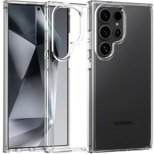 TPU Plastic Hard PC Shockproof Bumper Protective Phone Back Cover Case For Samsung Galaxy S24 Ultra IP 16 Pro Max