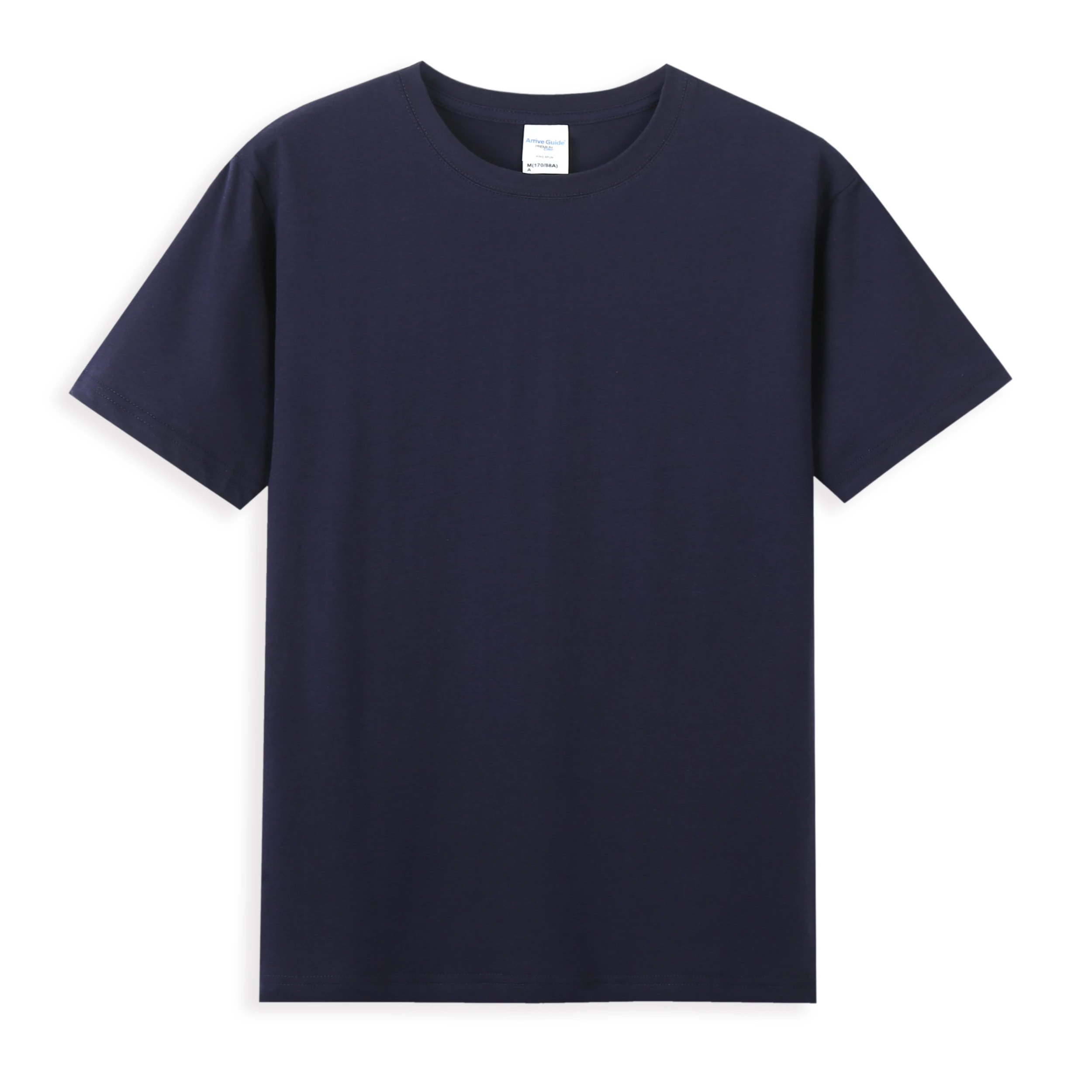 Hot Selling High Quality Custom Double Yarn Crew Neck Short Sleeve Custom T Shirt