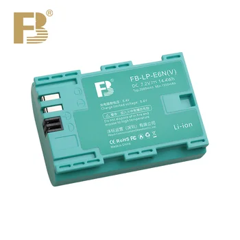 FB LP-E6N(V) 7.2V Factory New Tech LP-E6 Lp E6N Battery Compatible for CANON XC10/80D/5DS/5DSR  Etc Electrical Panels
