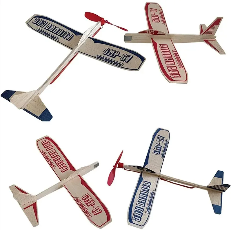 High Quality Merchandising Promotional Balsa Wood Model Airplane Kits
