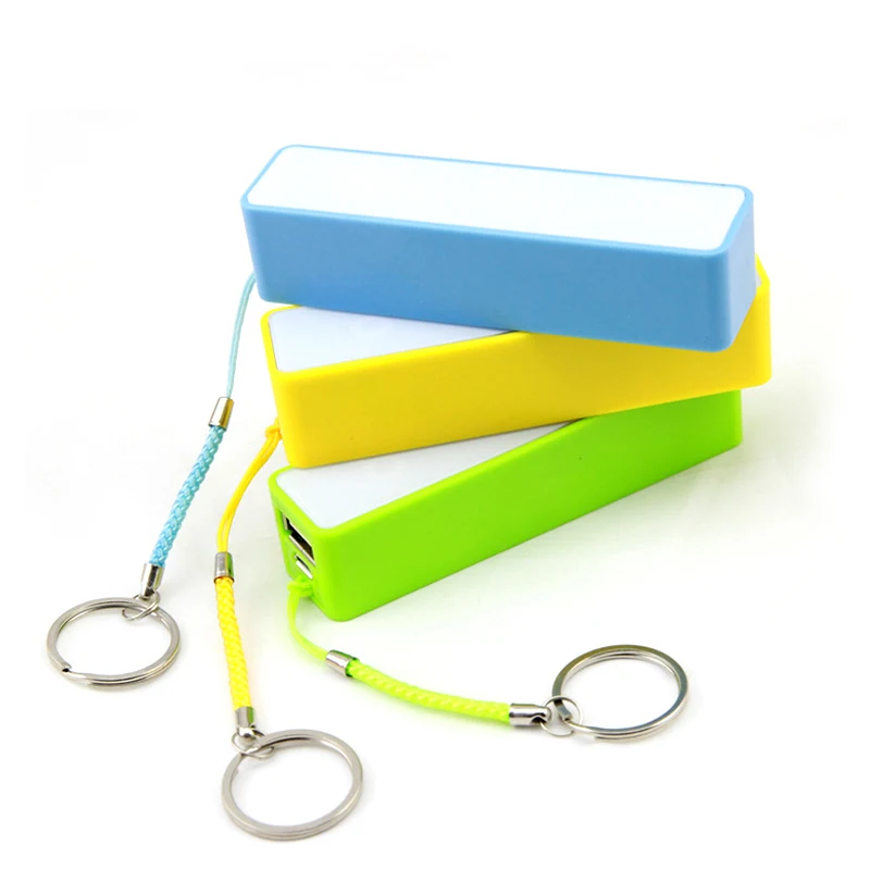 MIQ Custom OEM Keyring Powerbank 2600 MAh 18650 Power Bank Portable Charger 2600mah Veger Power Bank