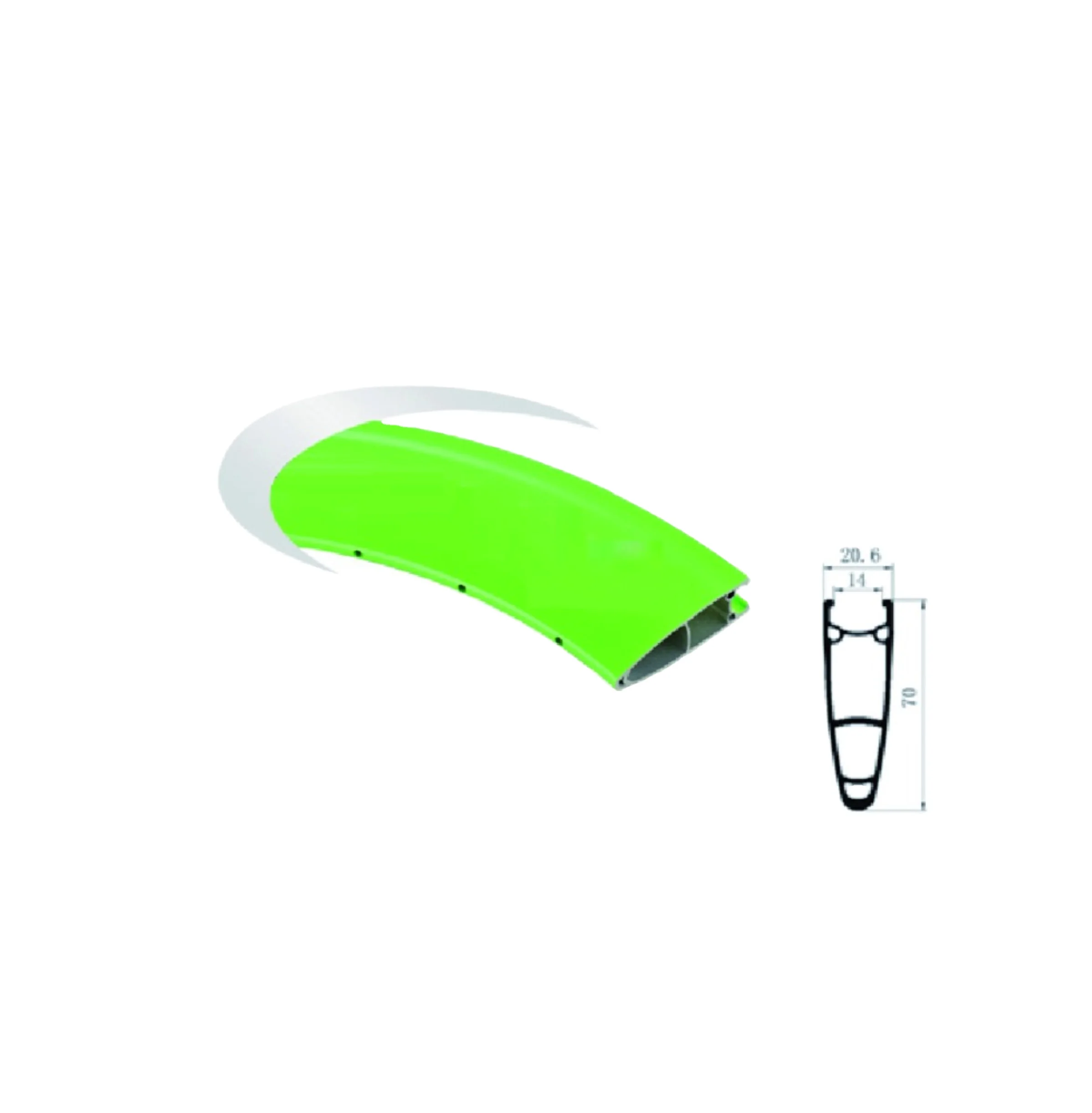 Лидер продаж дешевые анодированный алюминиевый сплав дорожный велосипед 70 мм оправа