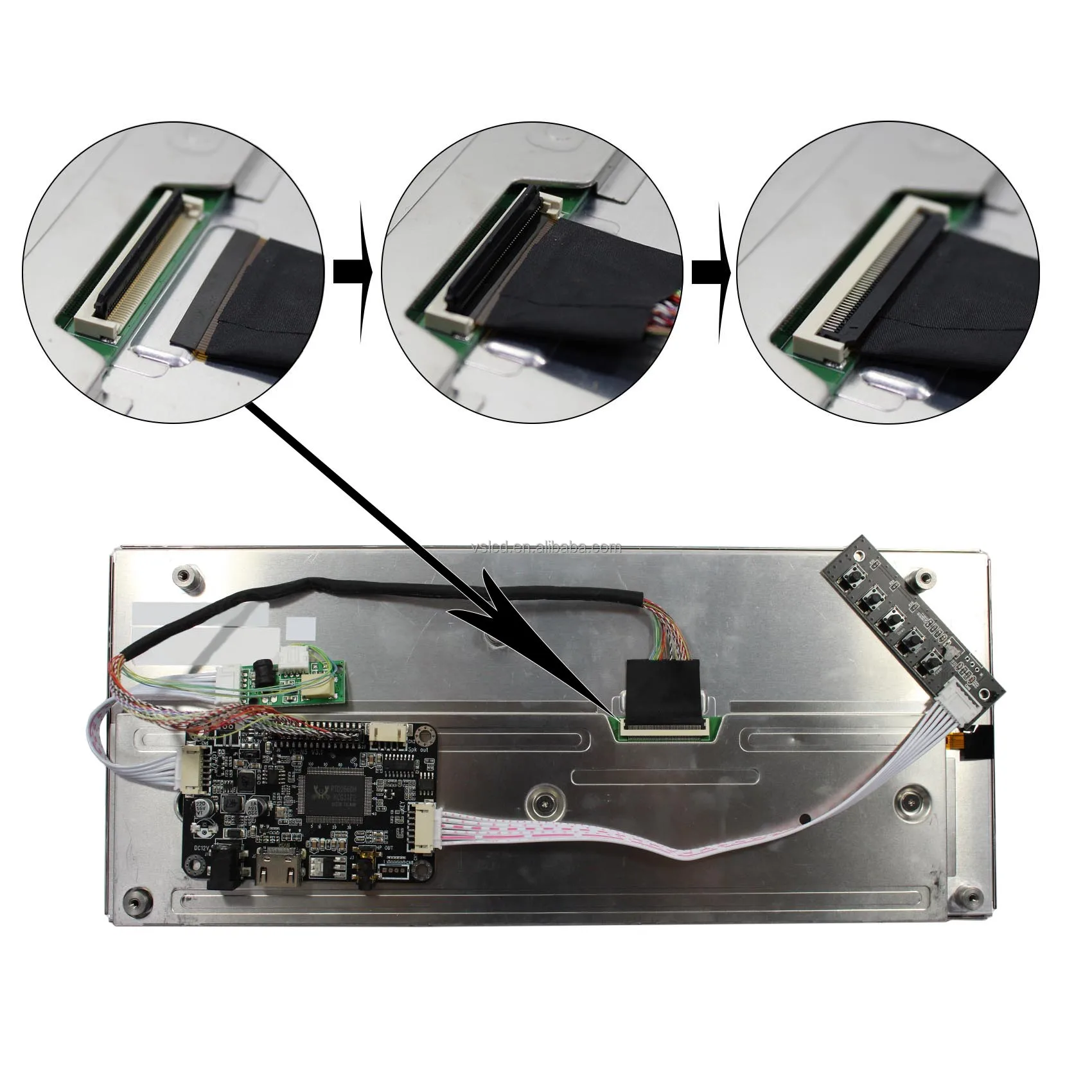 H-D USB SD AV LCD Board 12.3inch HSD123KPW1-A30 1920x720 LCD for Car Display eBa H-D USB SD AV LCD Board 12.3inch HSD123KPW1-A30 1920x720 LCD for Car Display eBa