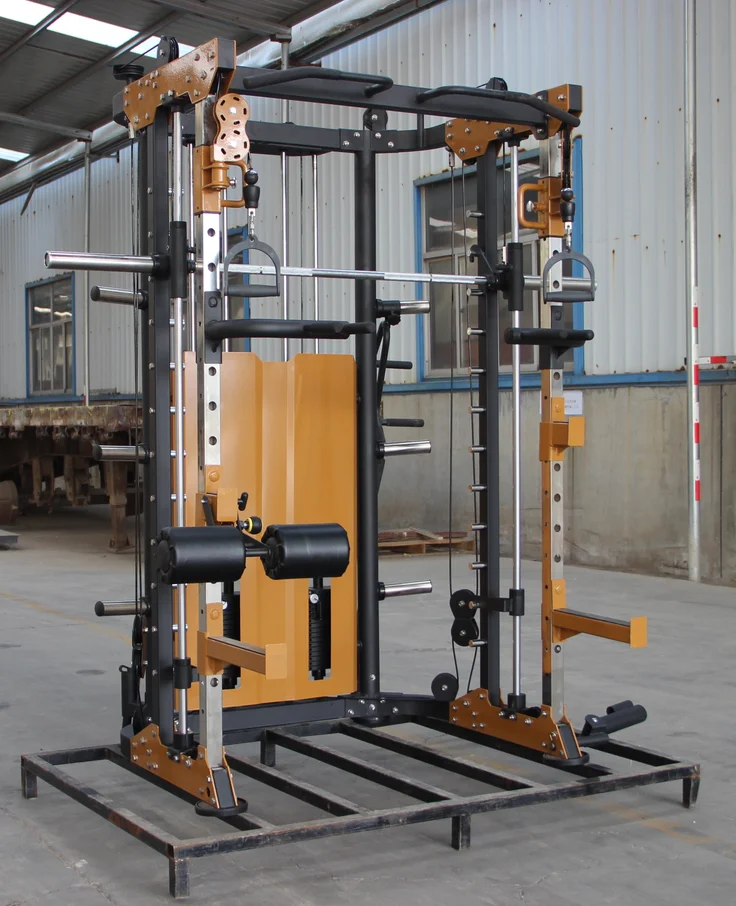 Gym Rack Machine Types Multi Functional Smith Machine Gym Squat Rack Home Gym Fitness Equip