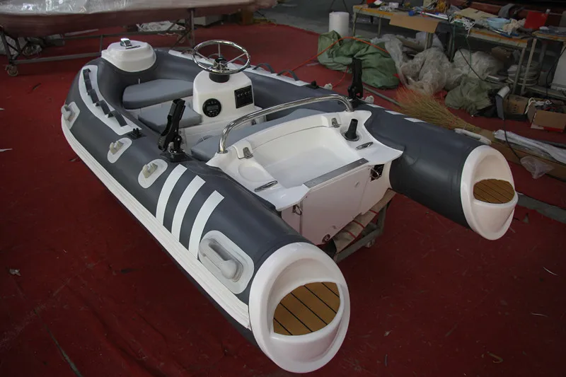 Center Console Inflatable Rib Boat With Steering Hypalon or PVC Boats RIB-300C